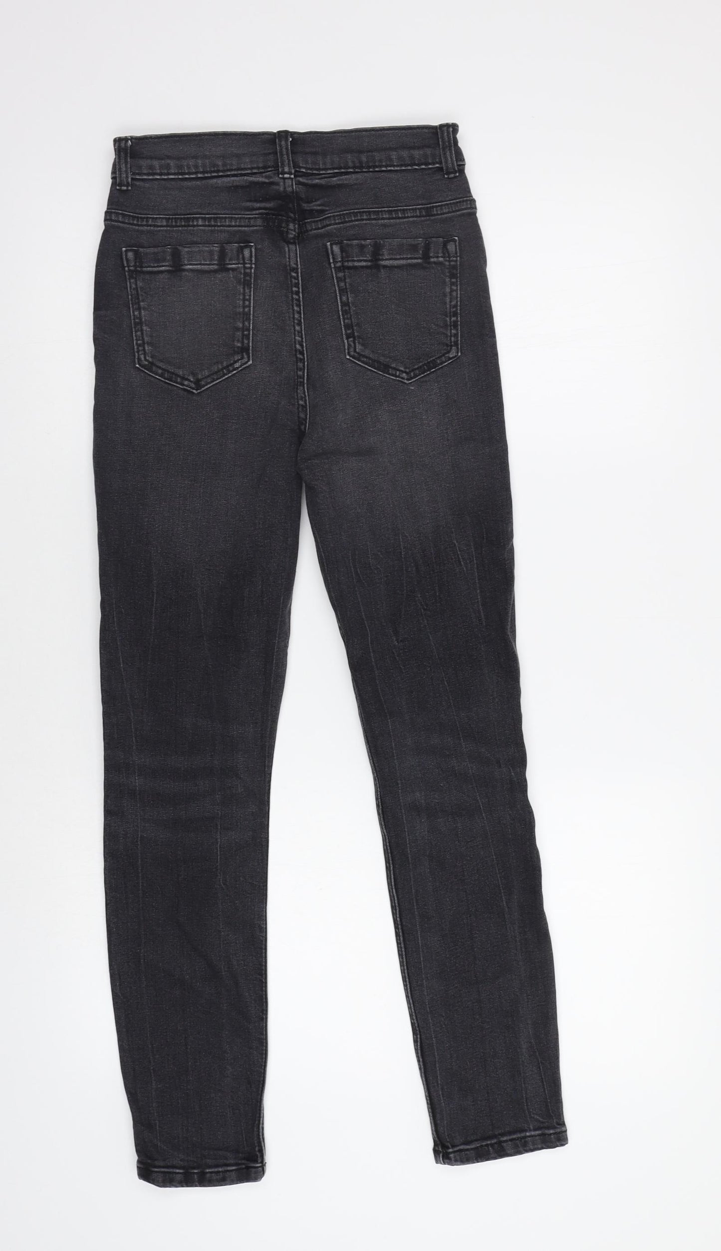 TU Girls Black  Damask Skinny Jeans Size 12 Years