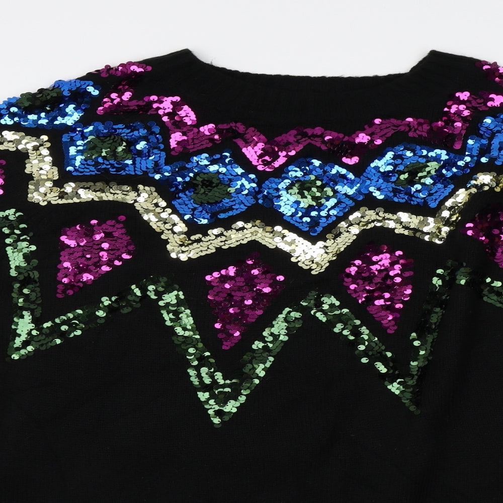 TU Womens Black   Pullover Jumper Size 22
