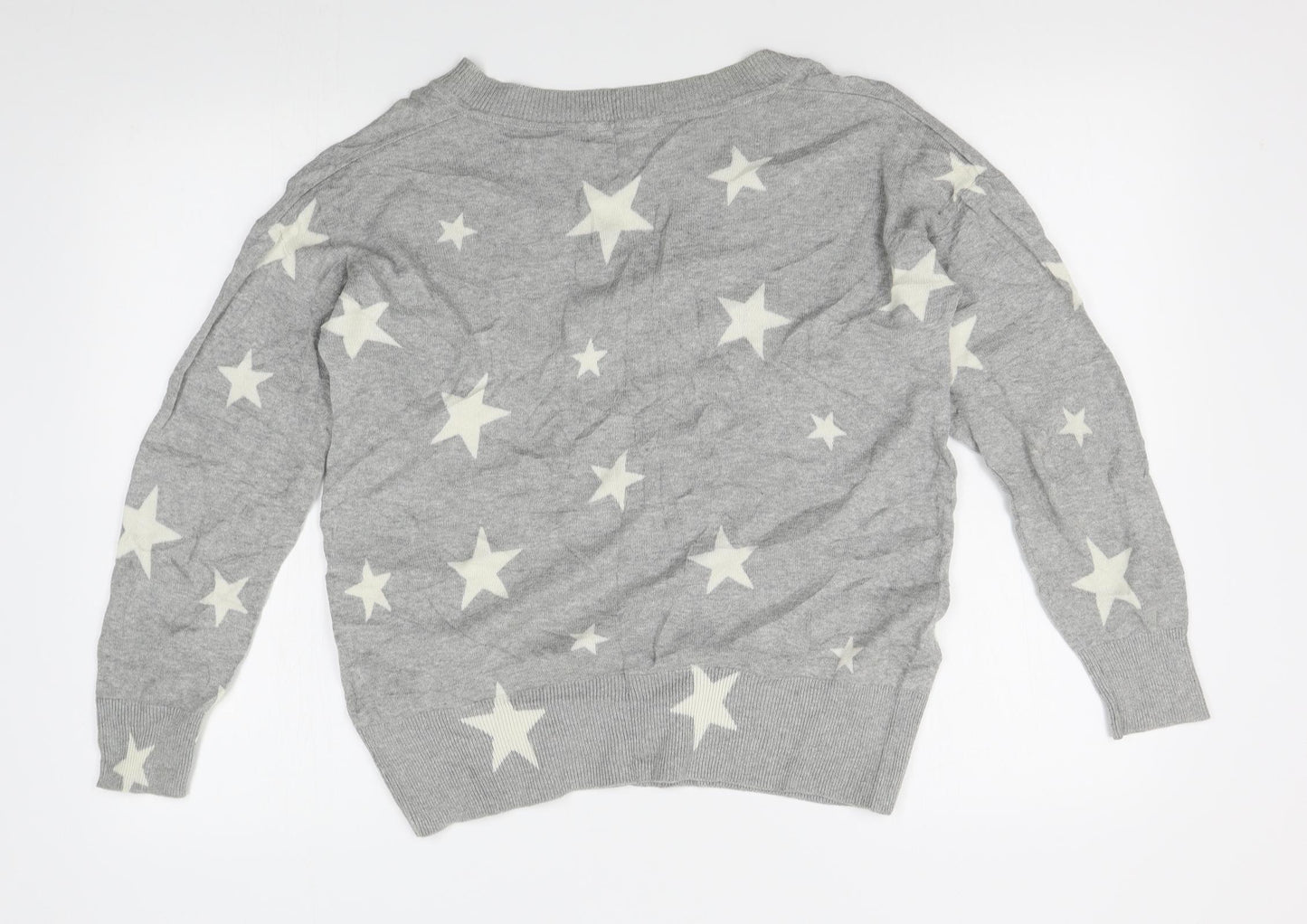 M&S Womens Grey   Pullover Jumper Size S