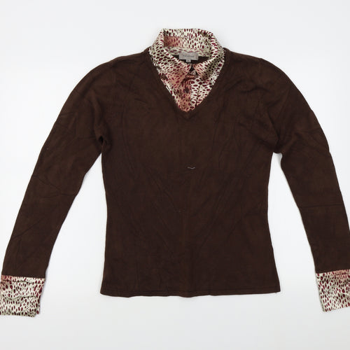 Paramour Womens Brown   Pullover Jumper Size L