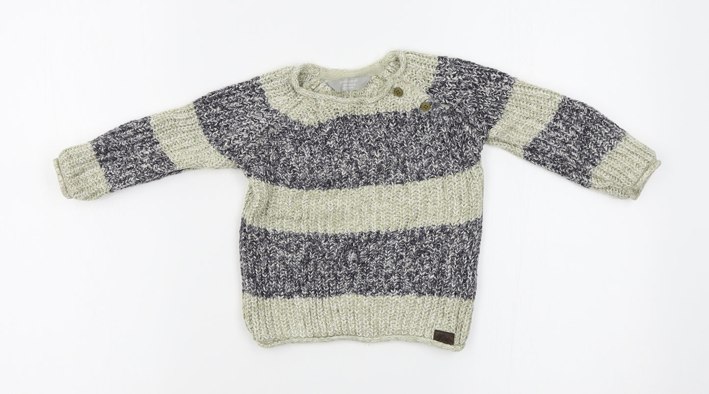 Primark Baby Blue   Pullover Jumper Size 9-12 Months