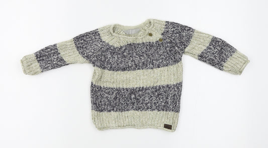 Front view of Primark Baby Blue jumper, size 9-12, Months