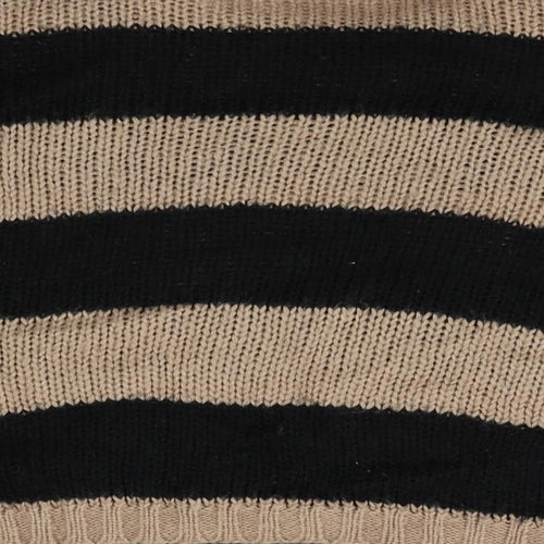 vintage couture Womens Beige Striped  Pullover Jumper Size 12