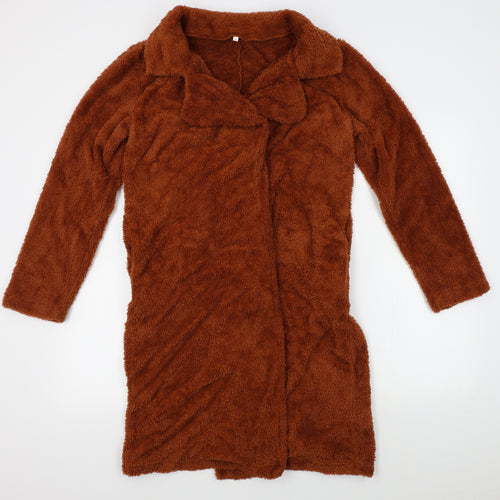 GYK Womens Brown   Overcoat Coat Size S