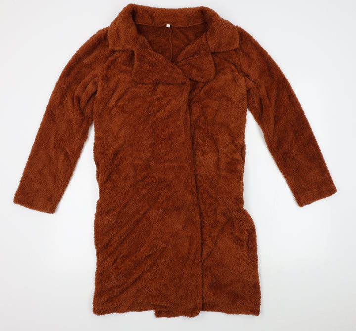 GYK Womens Brown   Overcoat Coat Size S