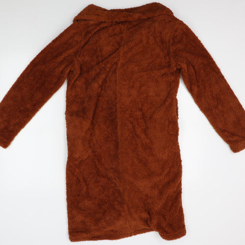 GYK Womens Brown   Overcoat Coat Size S