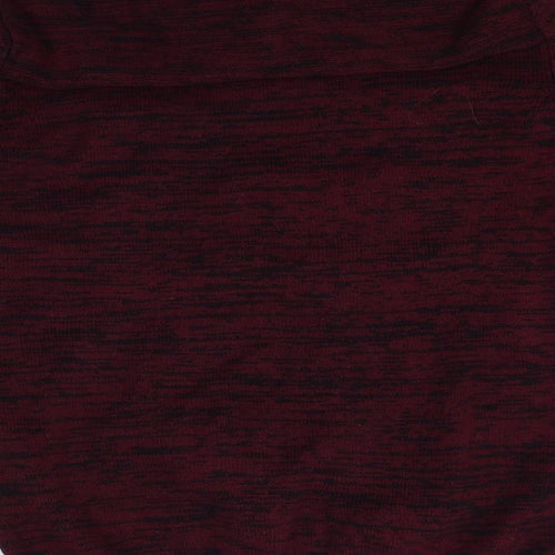 solid Womens Red   Pullover Jumper Size M