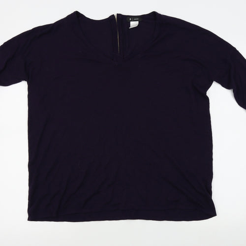 La Redoute Womens Purple   Pullover Jumper Size 20