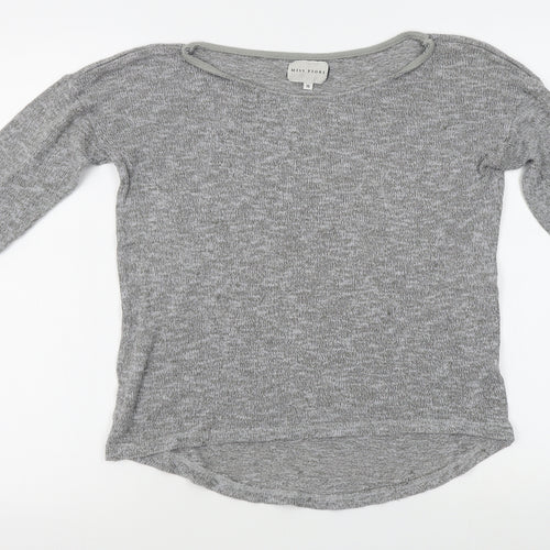 Miss Fiori Womens Grey   Cardigan Jumper Size 14