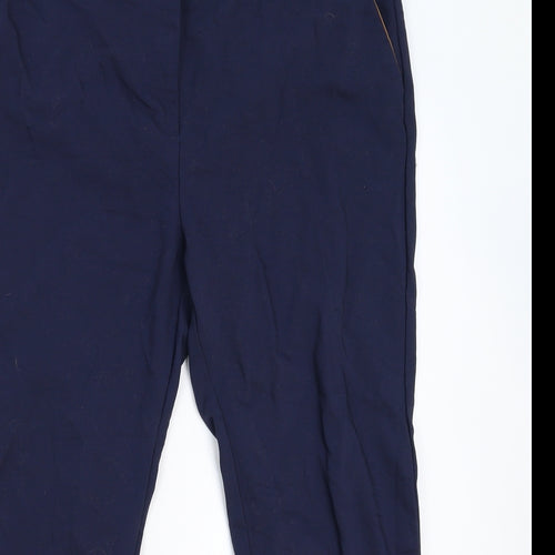 Per Una Womens Blue   Chino Trousers Size 18 L26 in