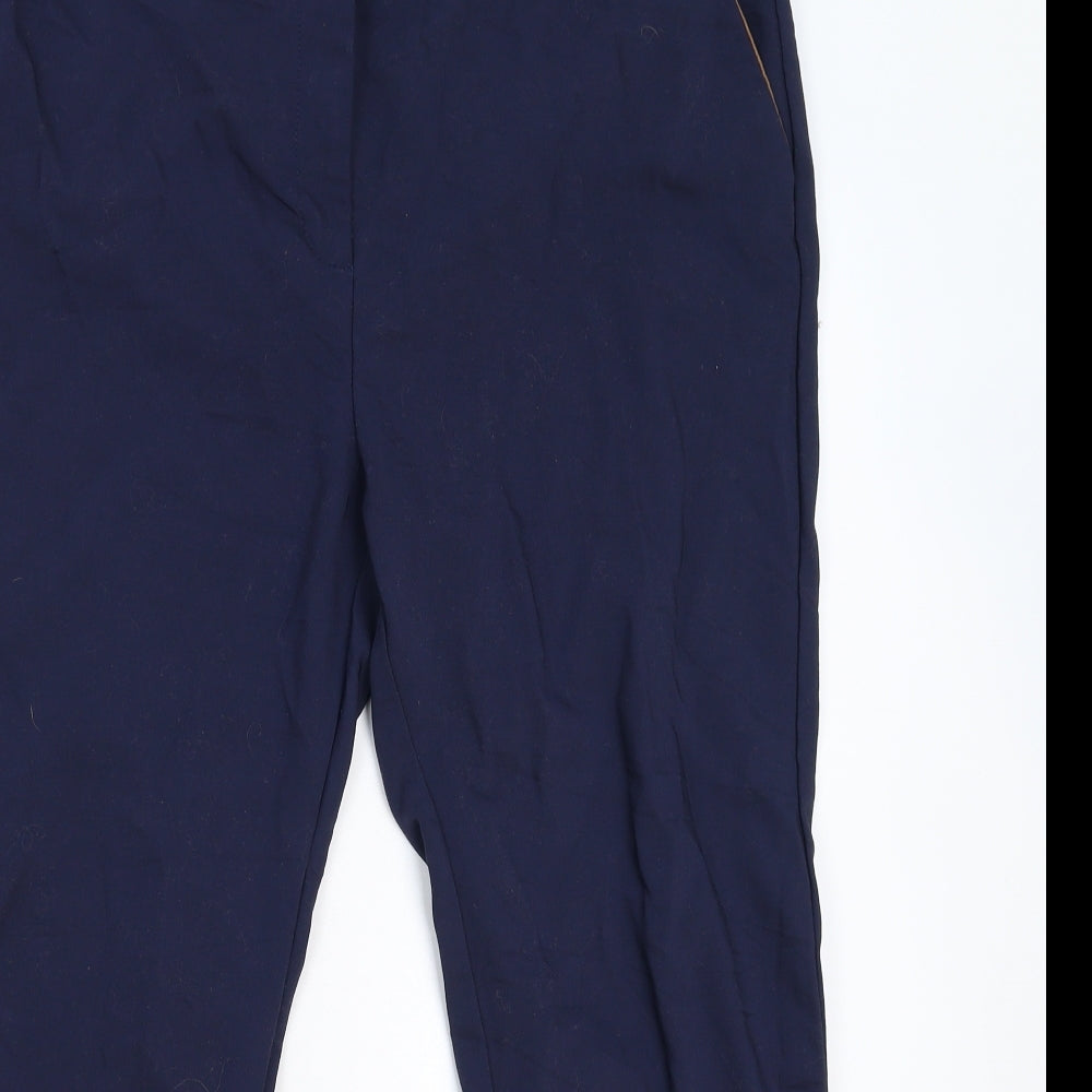 Per Una Womens Blue   Chino Trousers Size 18 L26 in