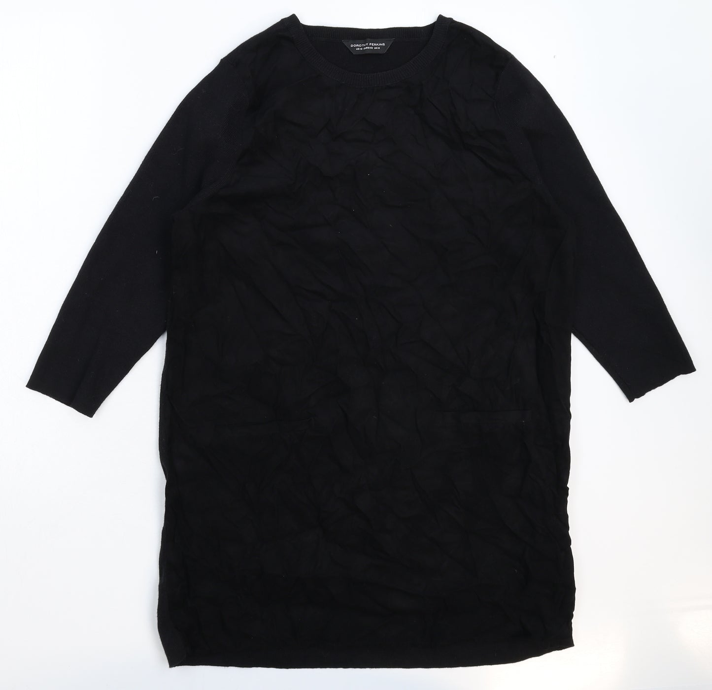 Dorothy Perkins Womens Black   Jumper Dress  Size 14