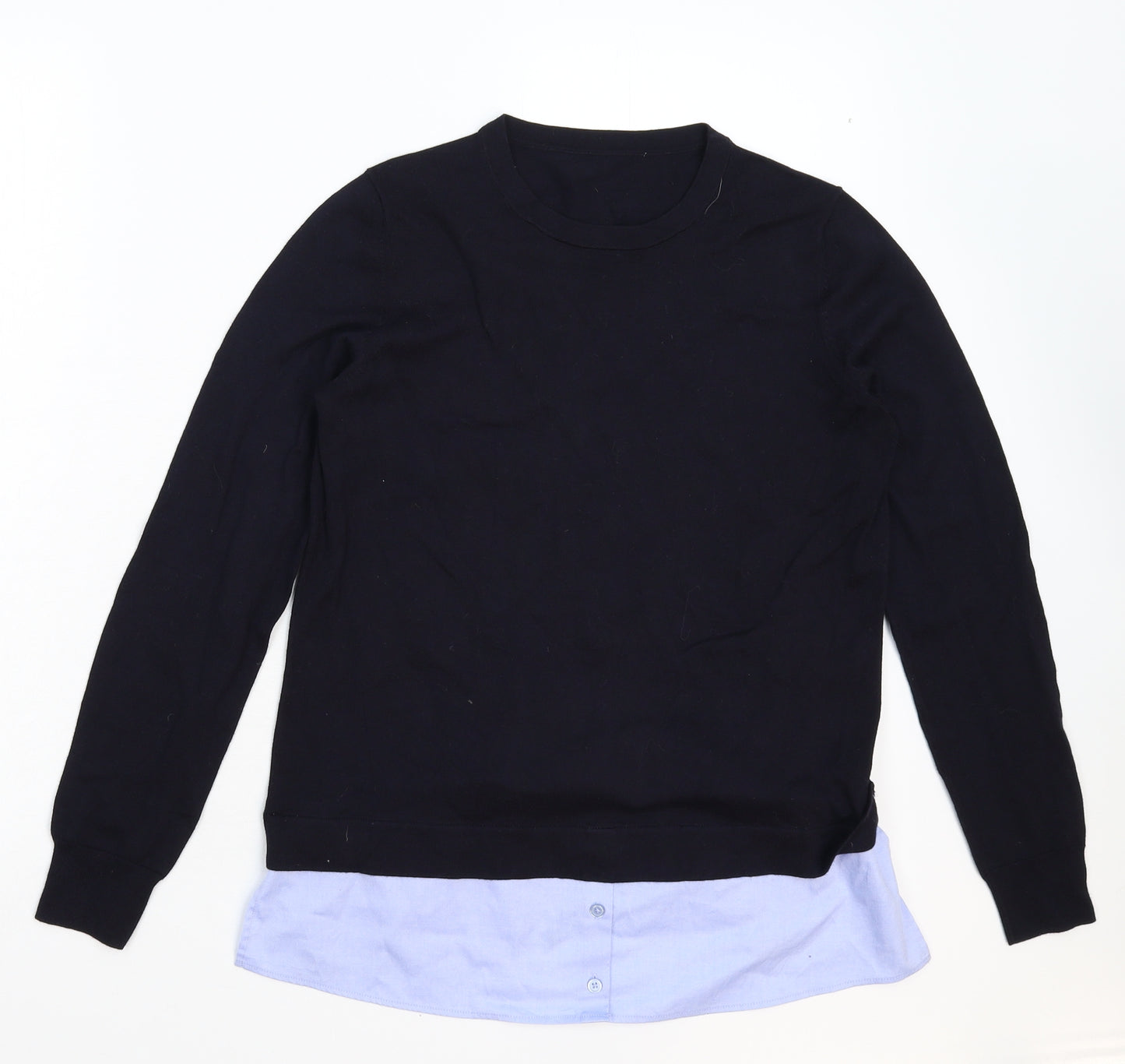 Hobbs Womens Blue  Knit Pullover Jumper Size S