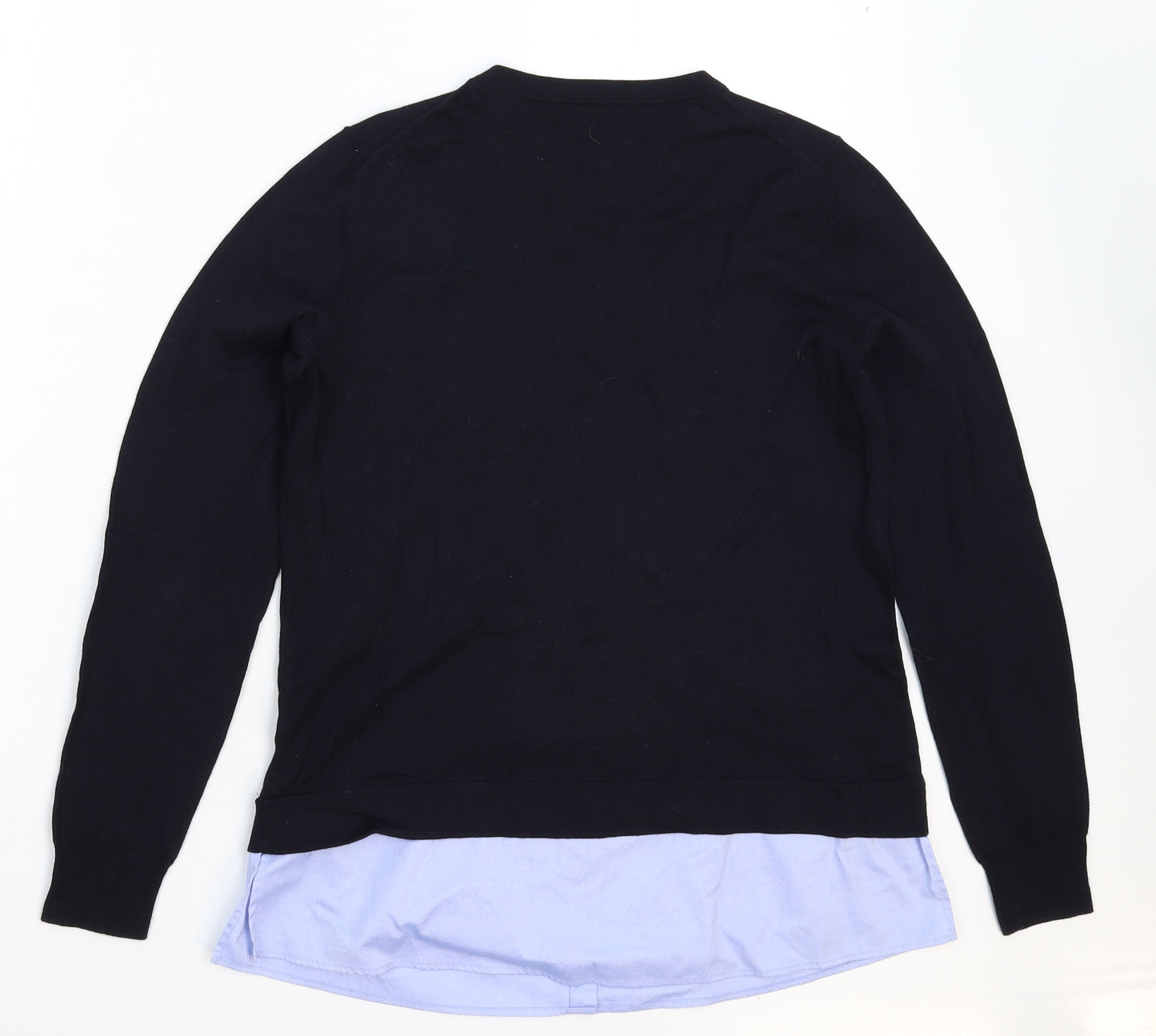 Hobbs Womens Blue  Knit Pullover Jumper Size S
