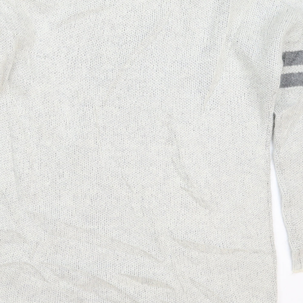 Tommy Hilfiger Womens Grey  Knit Pullover Jumper Size XS  - Oversized