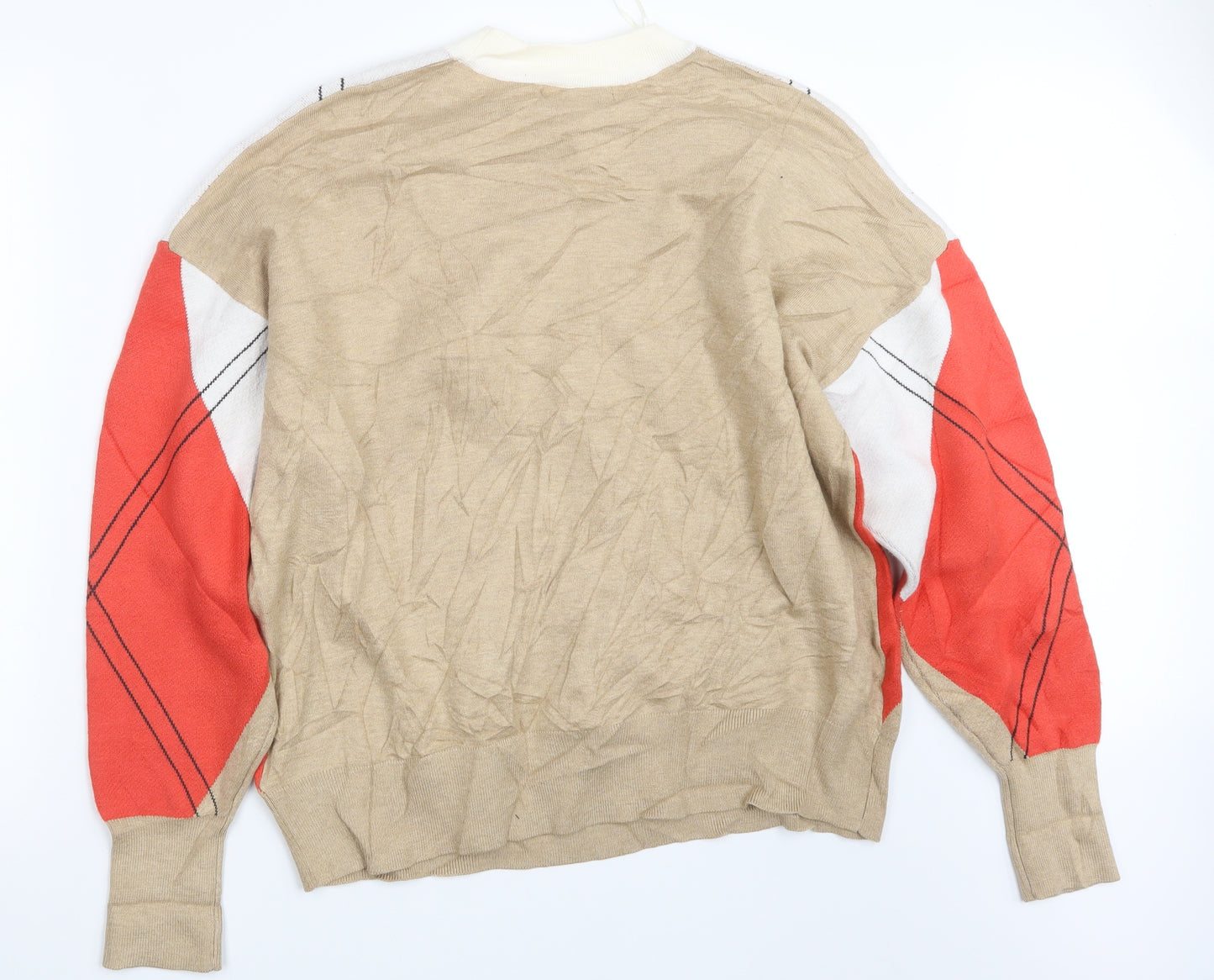 Marks and Spencer Womens Beige  Knit Pullover Jumper Size XL