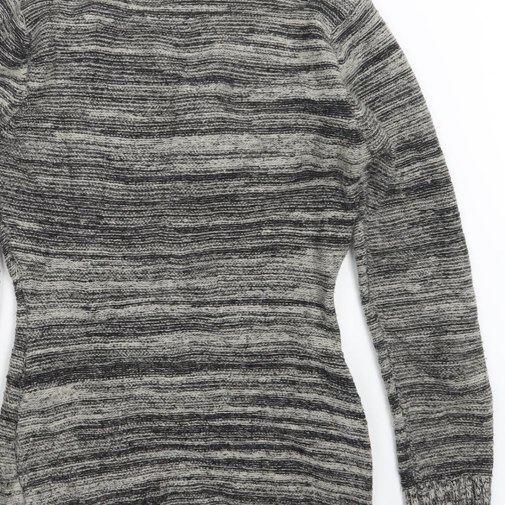 Stella Womens Black  Knit Pullover Jumper Size M