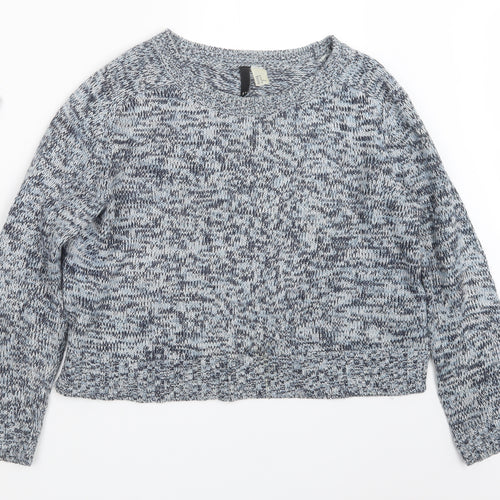 Divided by H&M Womens Blue  Knit Pullover Jumper Size M