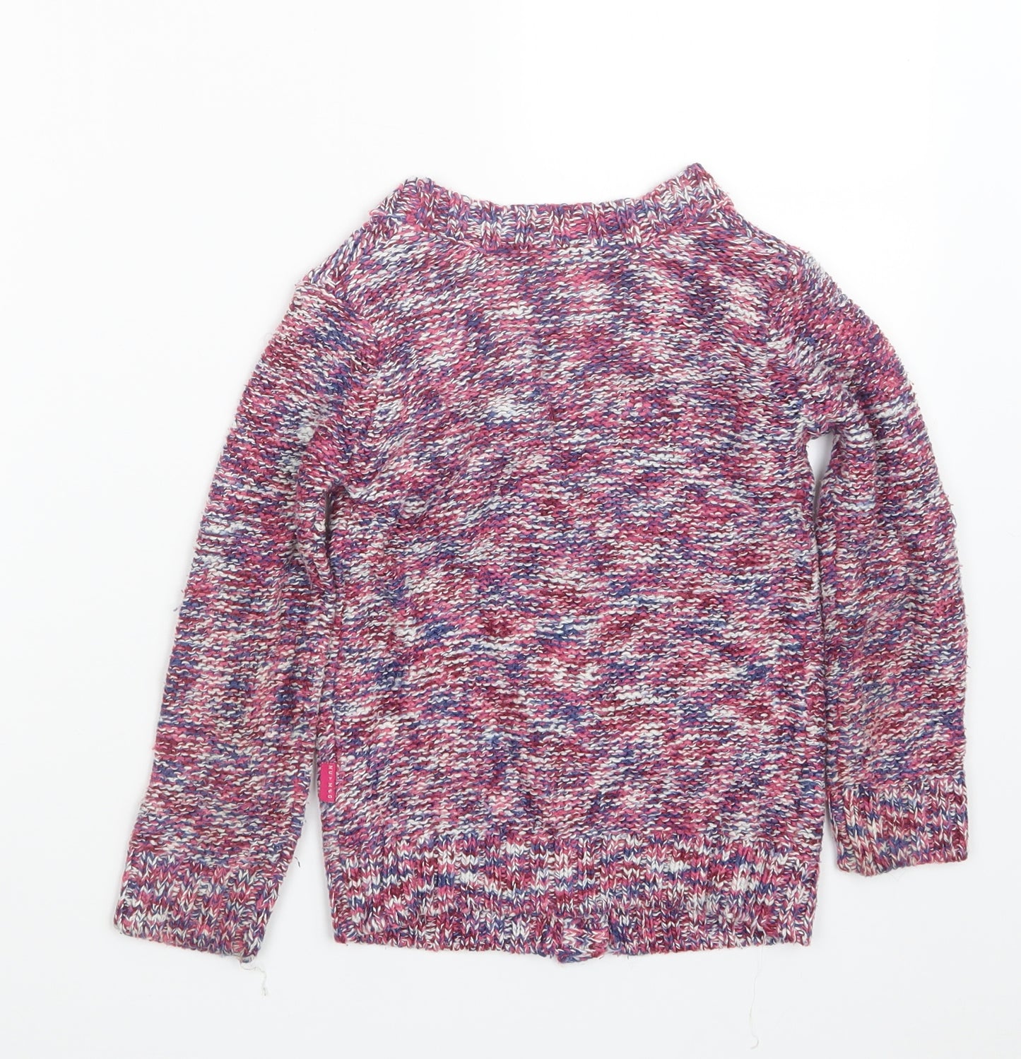 Nutmeg Girls Pink  Knit Cardigan Jumper Size 5-6 Years