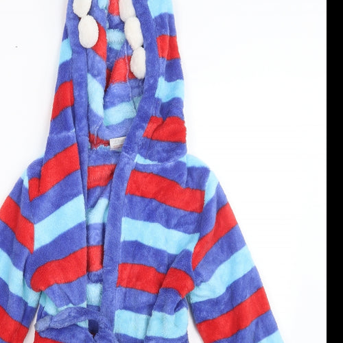 Mini Club Boys Blue Striped   Gown Size 2-3 Years