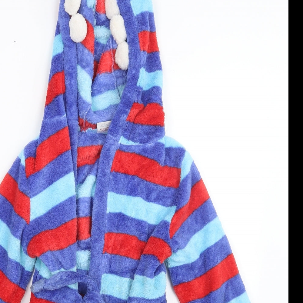 Mini Club Boys Blue Striped   Gown Size 2-3 Years