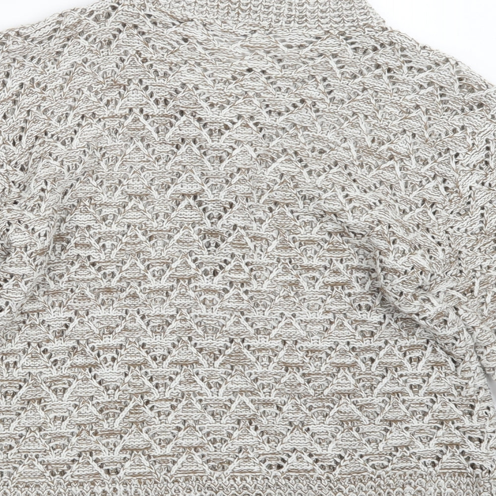 Voguish Womens Brown  Knit Cardigan Jumper Size M