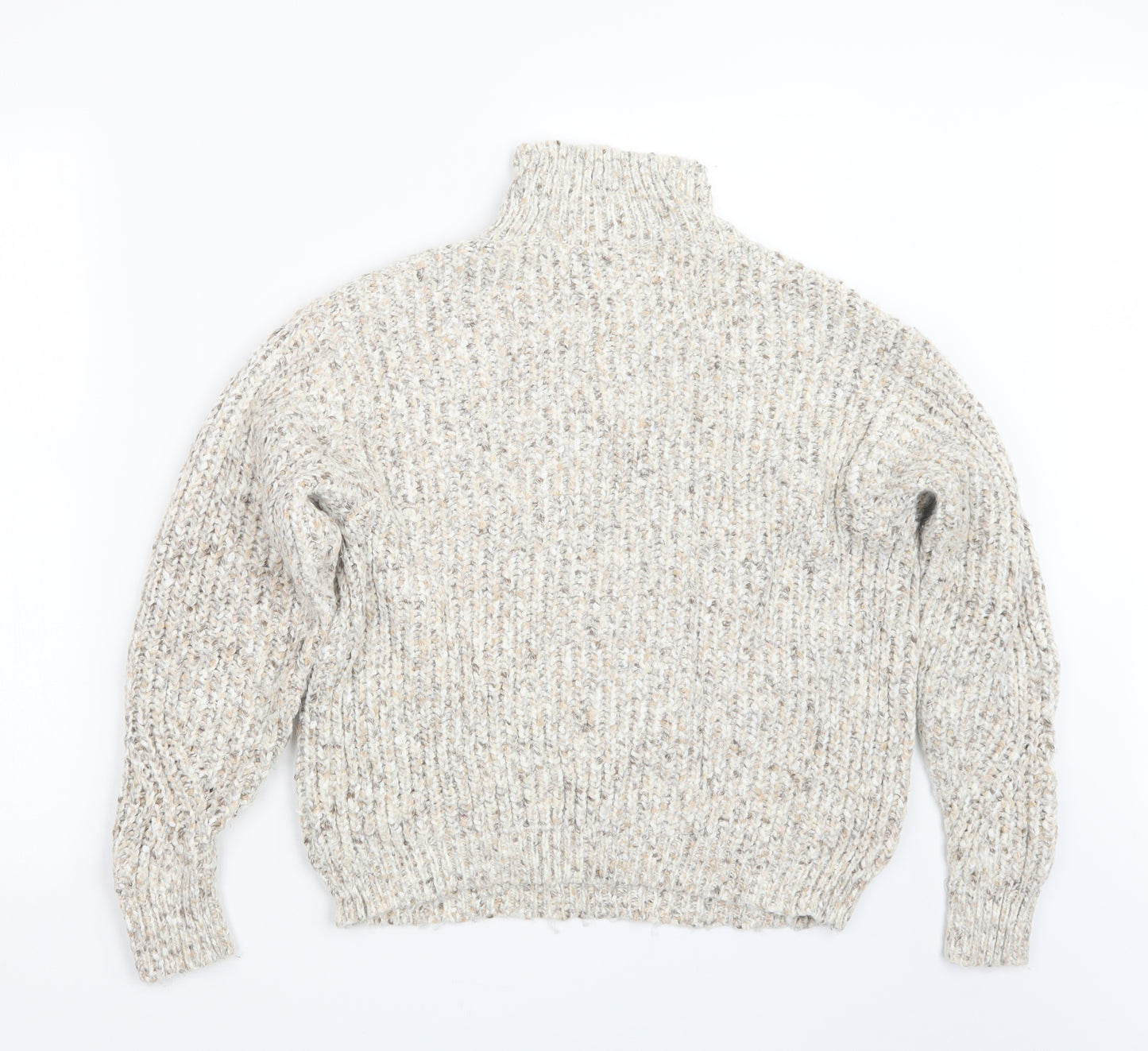 Marks and Spencer Womens Beige  Knit Pullover Jumper Size XS