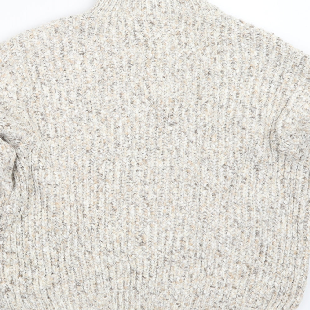 Marks and Spencer Womens Beige  Knit Pullover Jumper Size XS