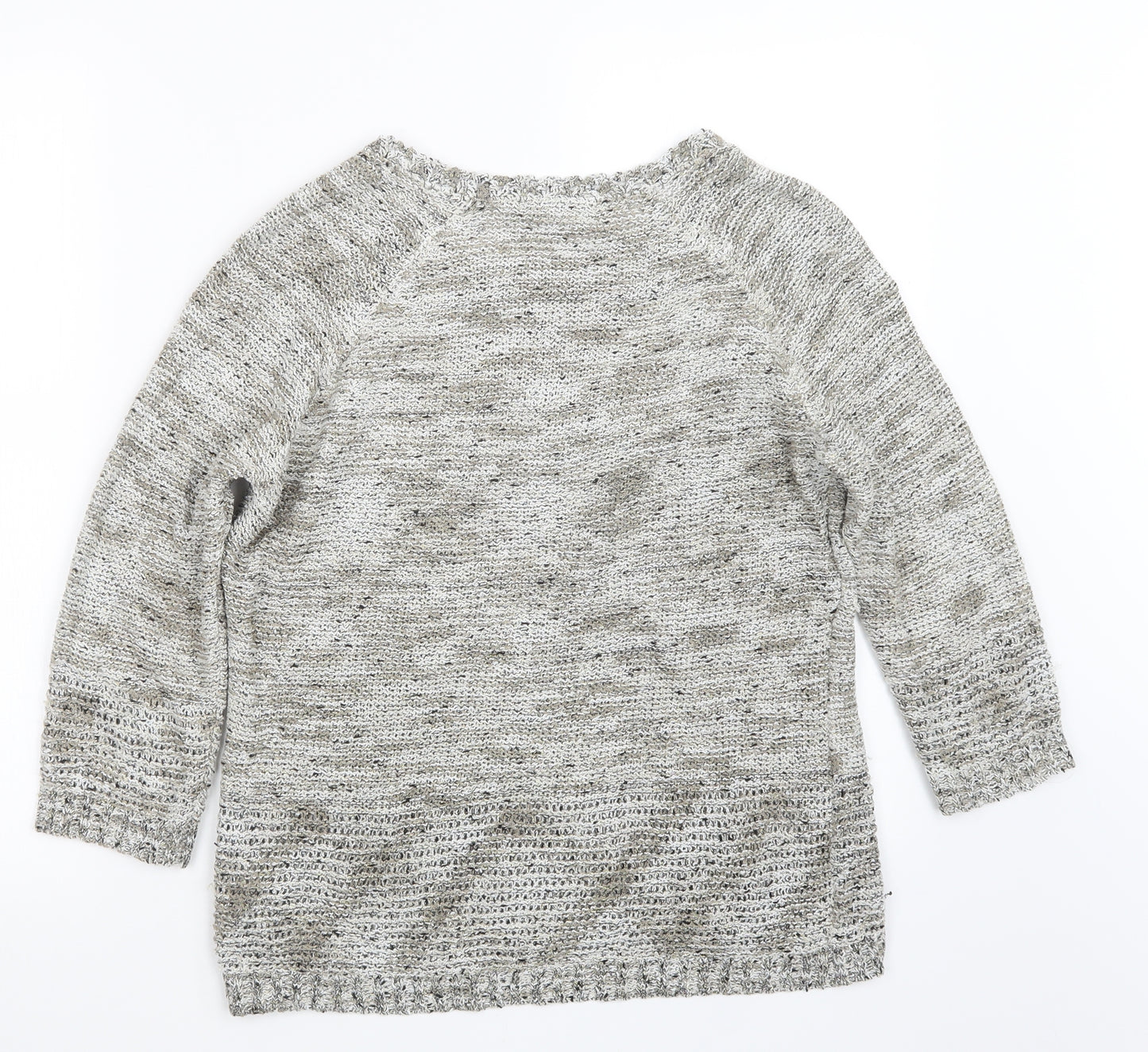 BM Womens Brown  Knit Pullover Jumper Size M