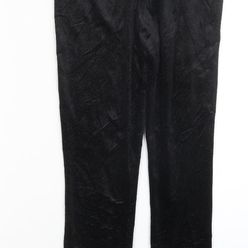 Papaya Womens Black   Capri Trousers Size 12 L28 in
