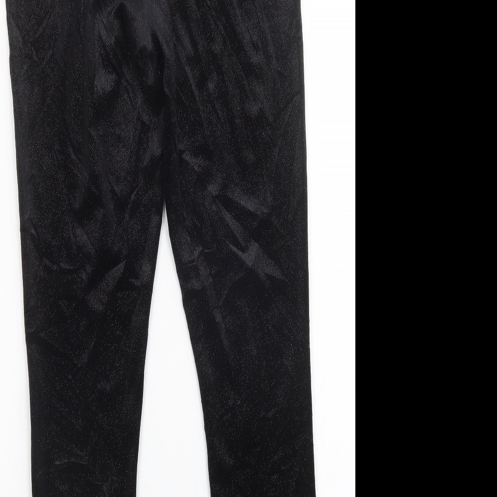 Papaya Womens Black   Capri Trousers Size 12 L28 in