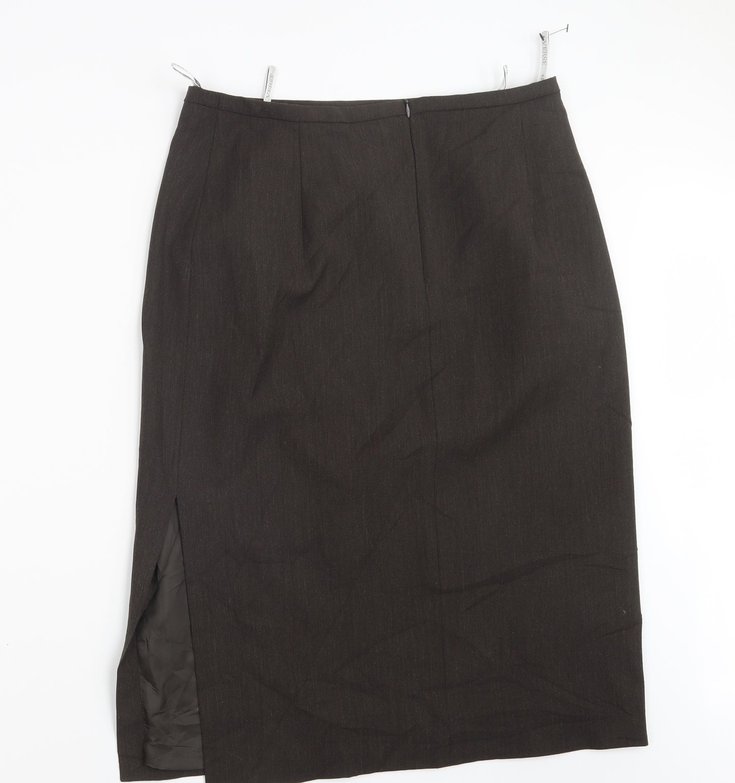 Verse Womens Brown   Straight & Pencil Skirt Size 12
