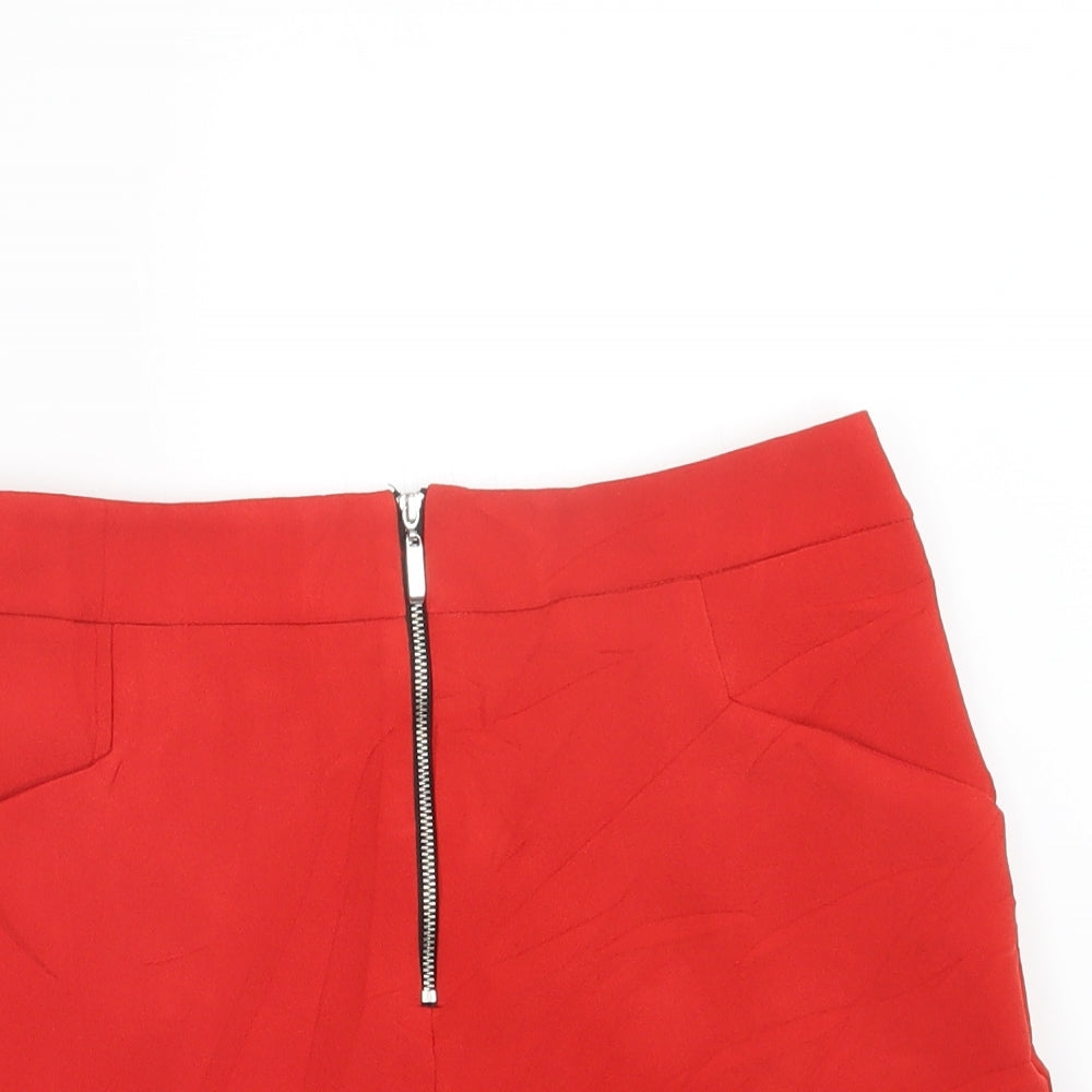 New Look Womens Red   Straight & Pencil Skirt Size 10