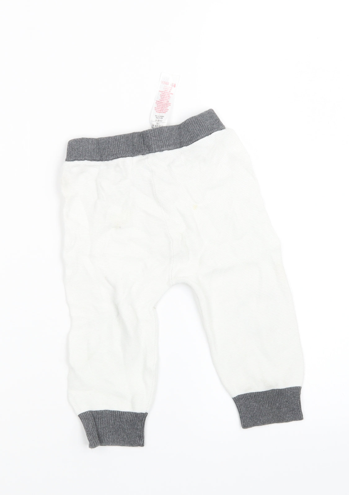 Disney Baby Baby White  Knit Capri Trousers Size 12-18 Months