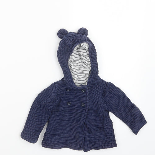 Marks and Spencer Baby Blue  Knit Jacket  Size 3-6 Months