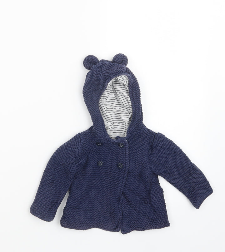 Marks and Spencer Baby Blue  Knit Jacket  Size 3-6 Months