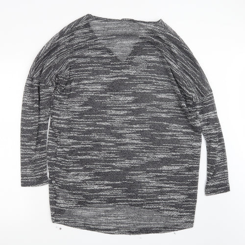metalicus Womens Grey   Pullover Jumper One Size