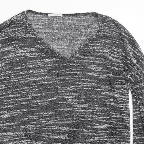 metalicus Womens Grey   Pullover Jumper One Size