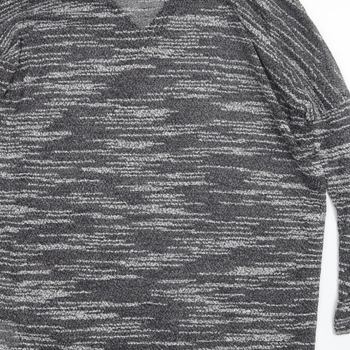 metalicus Womens Grey   Pullover Jumper One Size