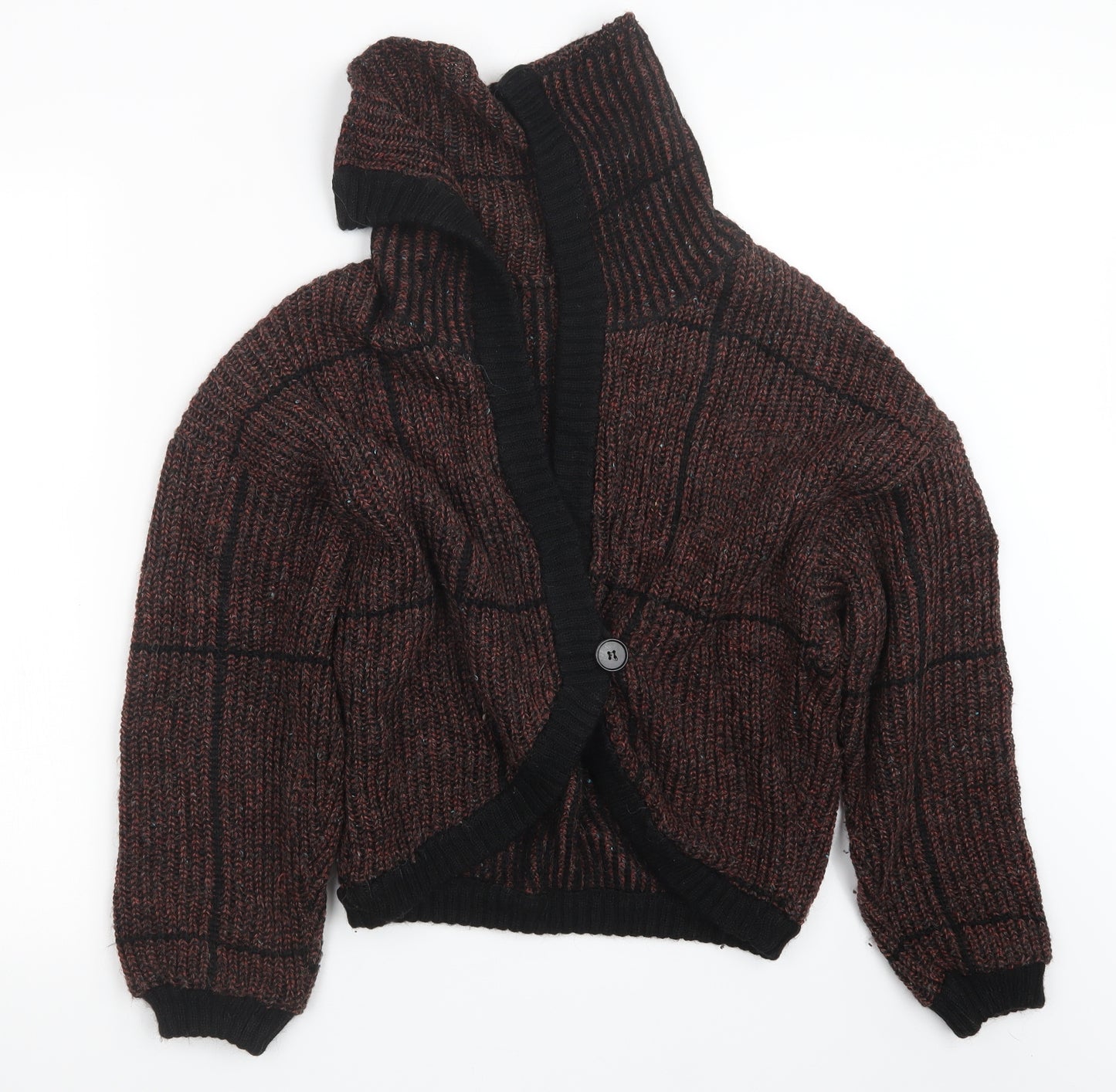 inp Womens Red  Knit Cardigan Jumper Size S