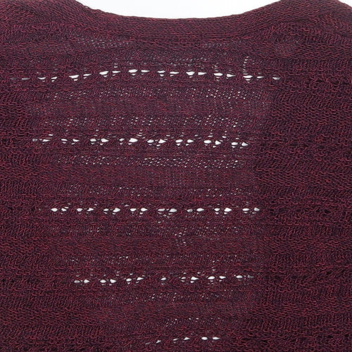 George Womens Purple  Knit Cardigan Jumper Size 14