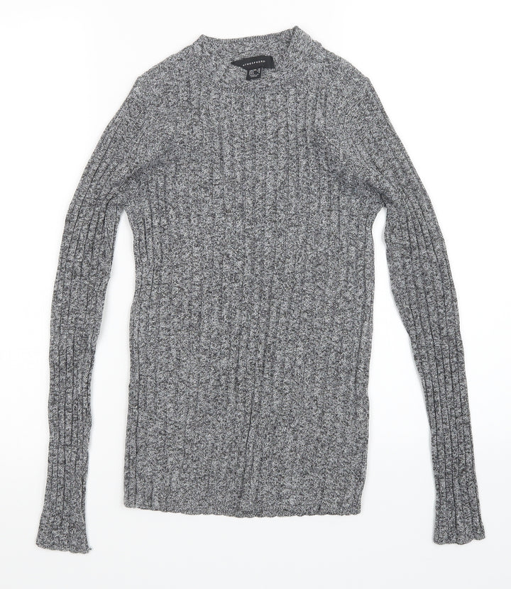 Atmosphere Womens Grey Pullover Jumper Size 12