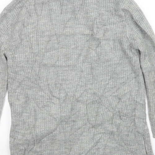 River Island Womens Grey  Knit Cardigan Jumper Size S