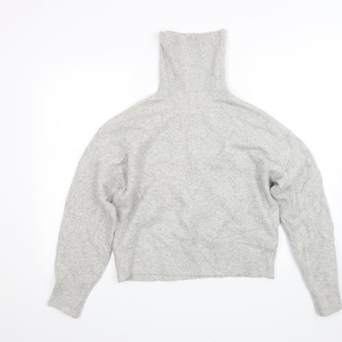 H&M Womens Grey  Knit Pullover Jumper Size XS