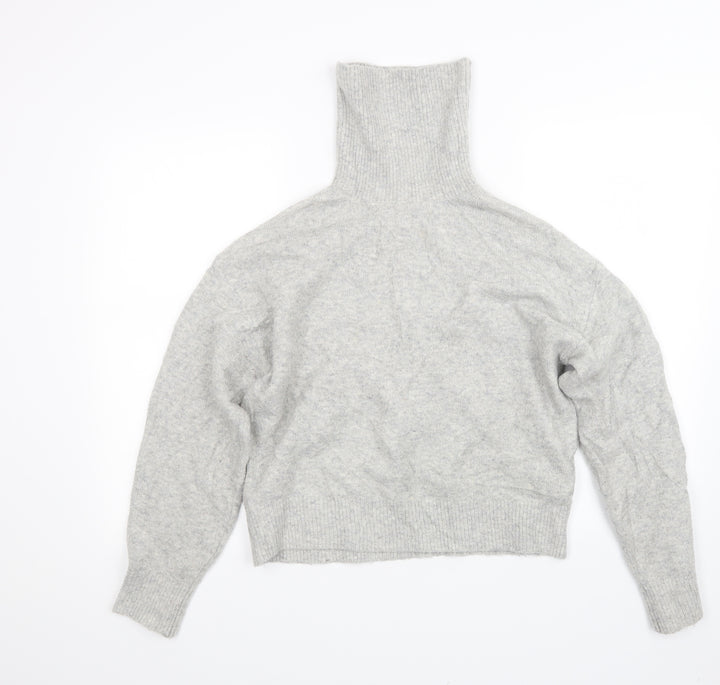 H&M Womens Grey Knit Pullover Jumper Size XS