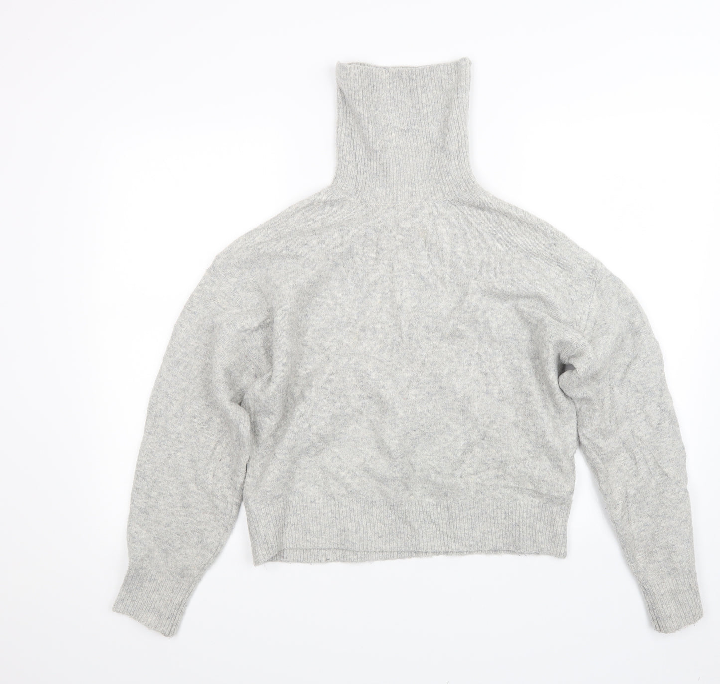H&M Womens Grey  Knit Pullover Jumper Size XS