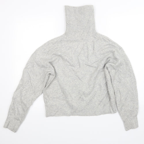 H&M Womens Grey  Knit Pullover Jumper Size XS