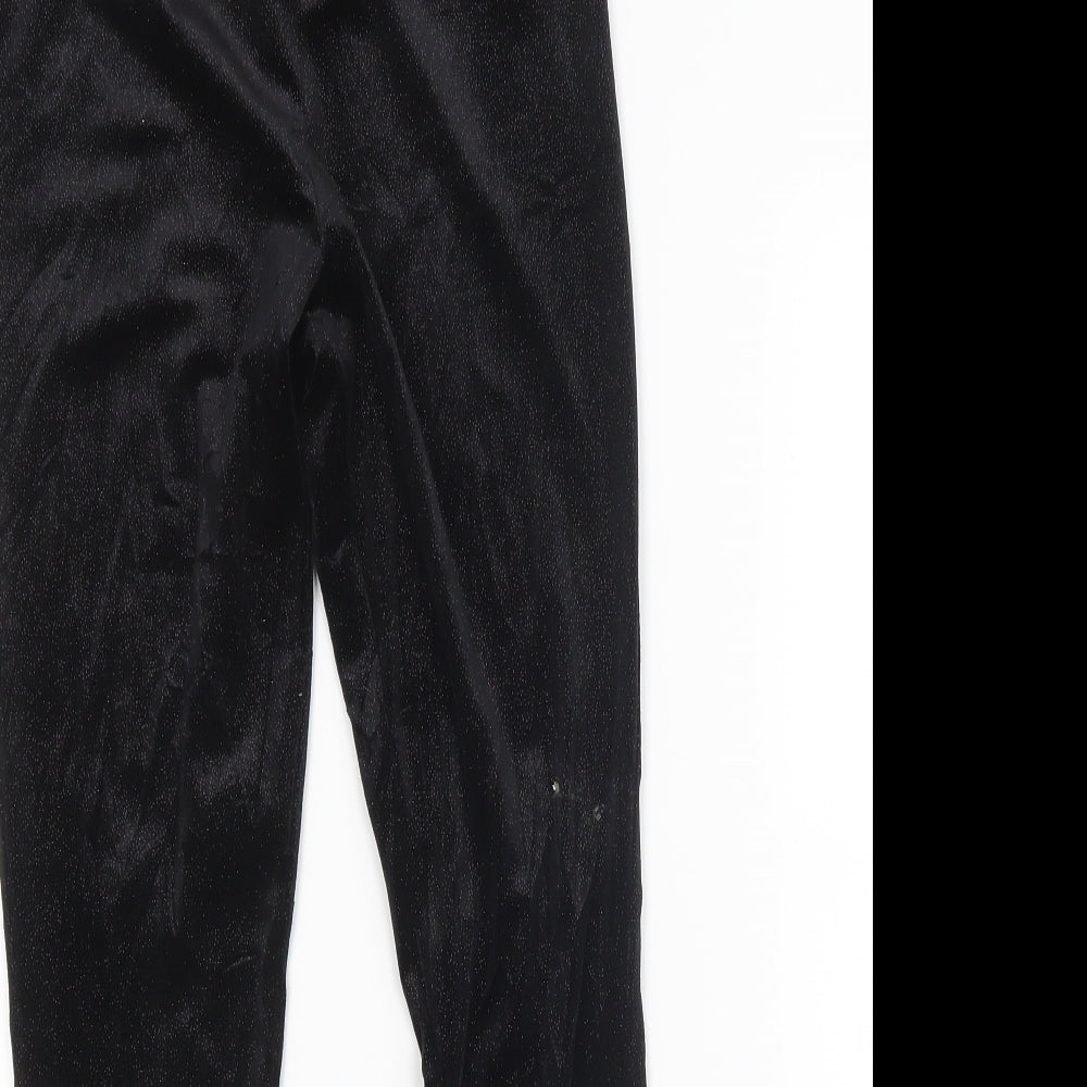 Papaya Womens Black   Capri Leggings Size 10 L28 in