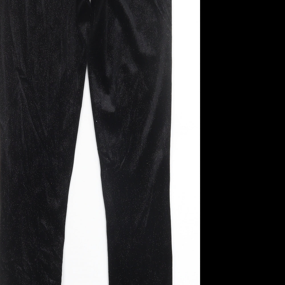 Papaya Womens Black   Capri Leggings Size 10 L28 in