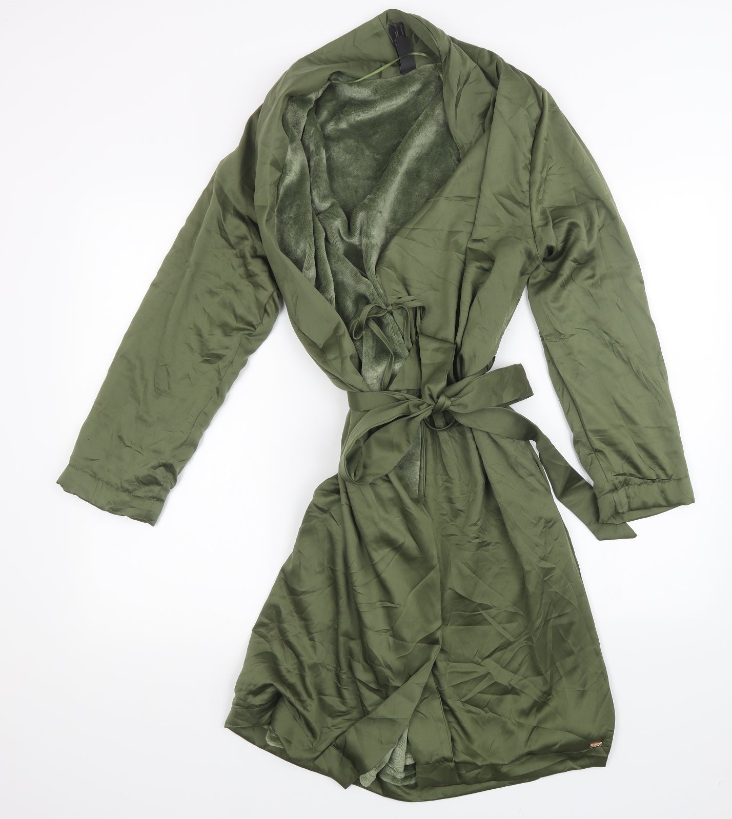 Noir Womens Green Geometric  Top Robe Size XS